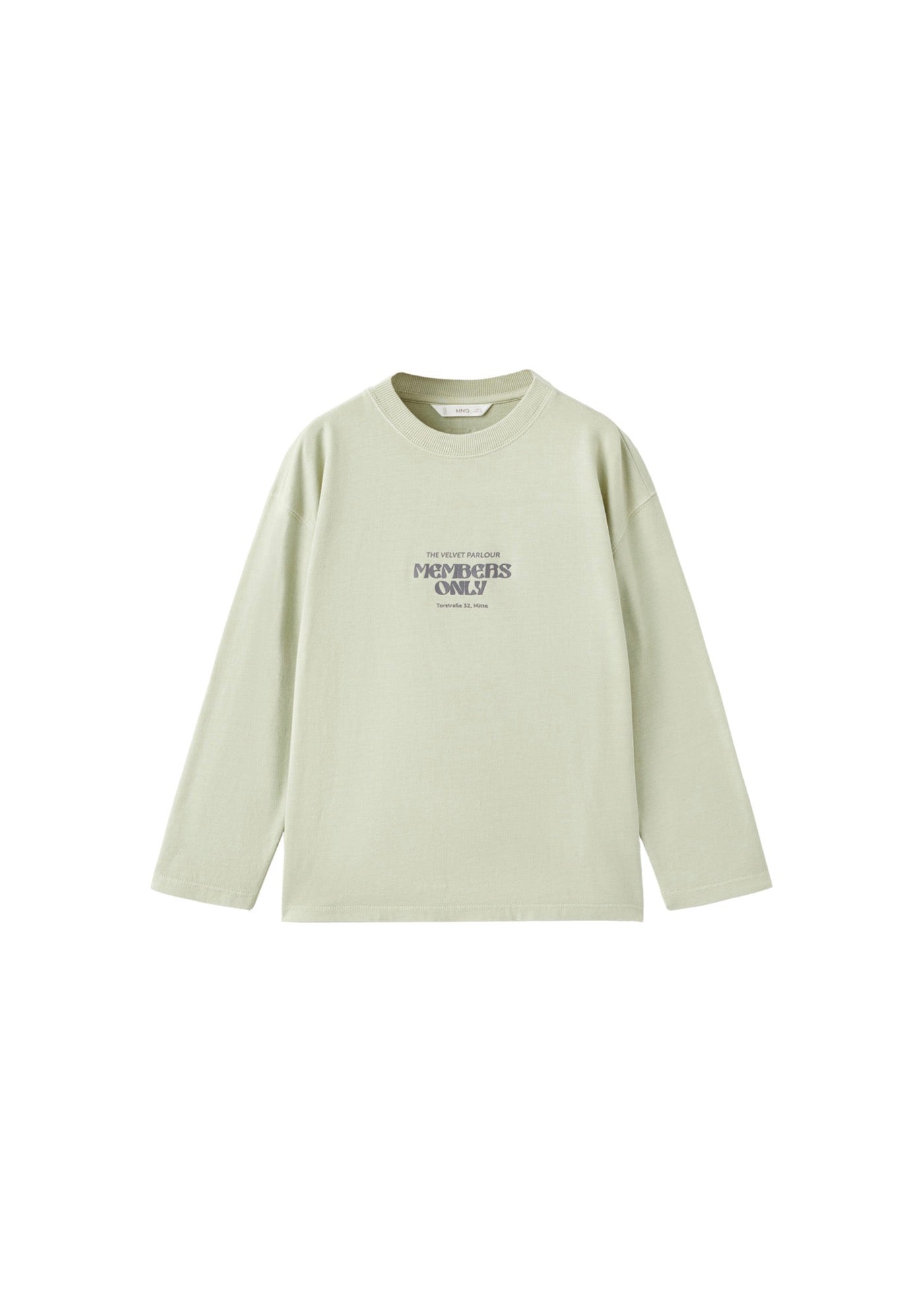 Camiseta Members Verde Pastel - Niño