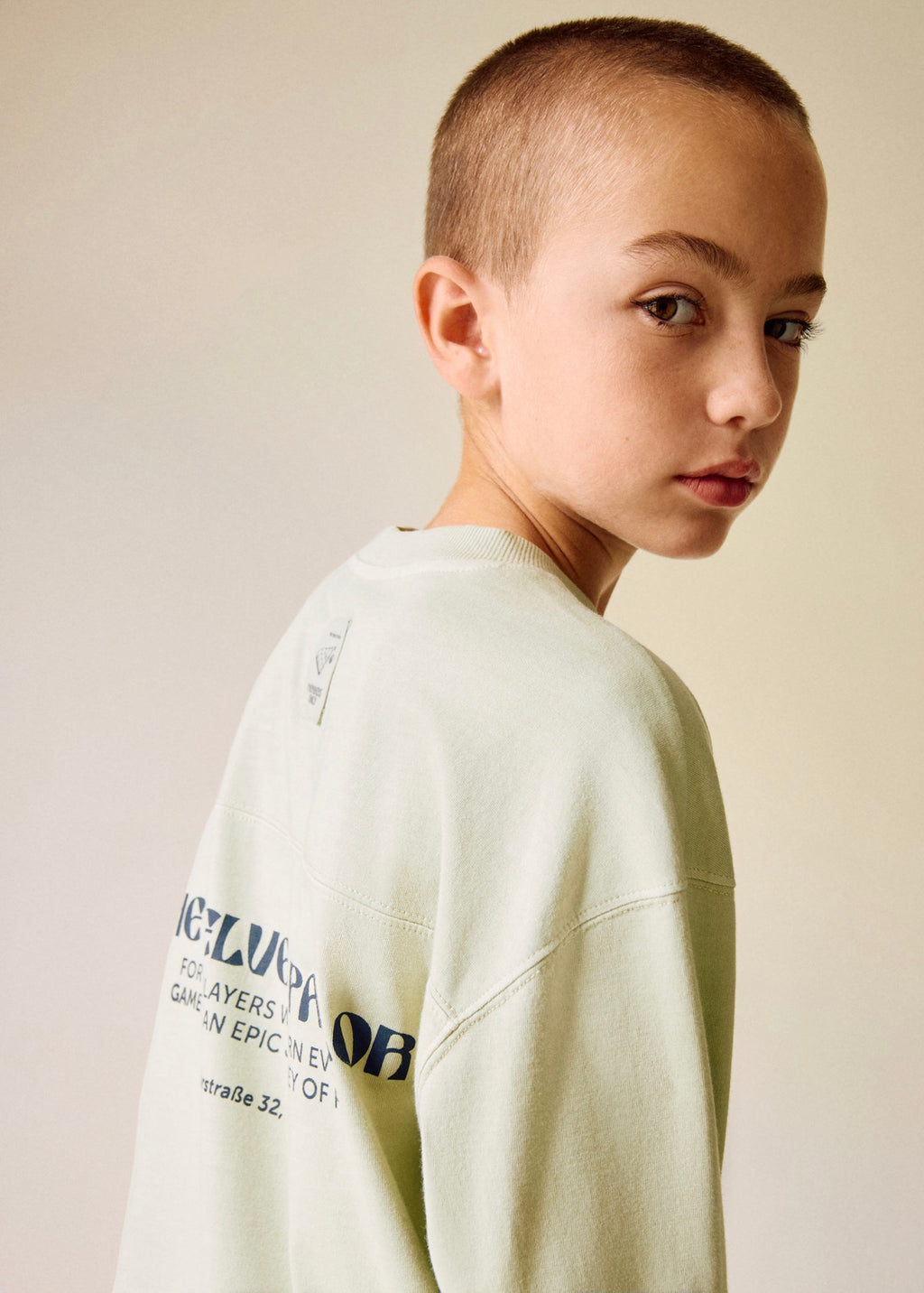 Camiseta Members Verde Pastel - Niño