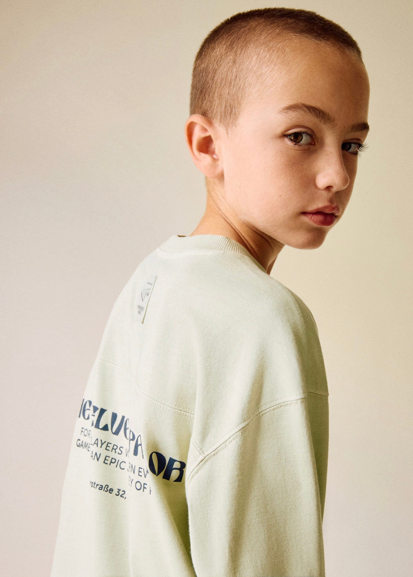 Camiseta Members Verde Pastel - Niño