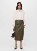 Jupe Crayon Simili-Cuir