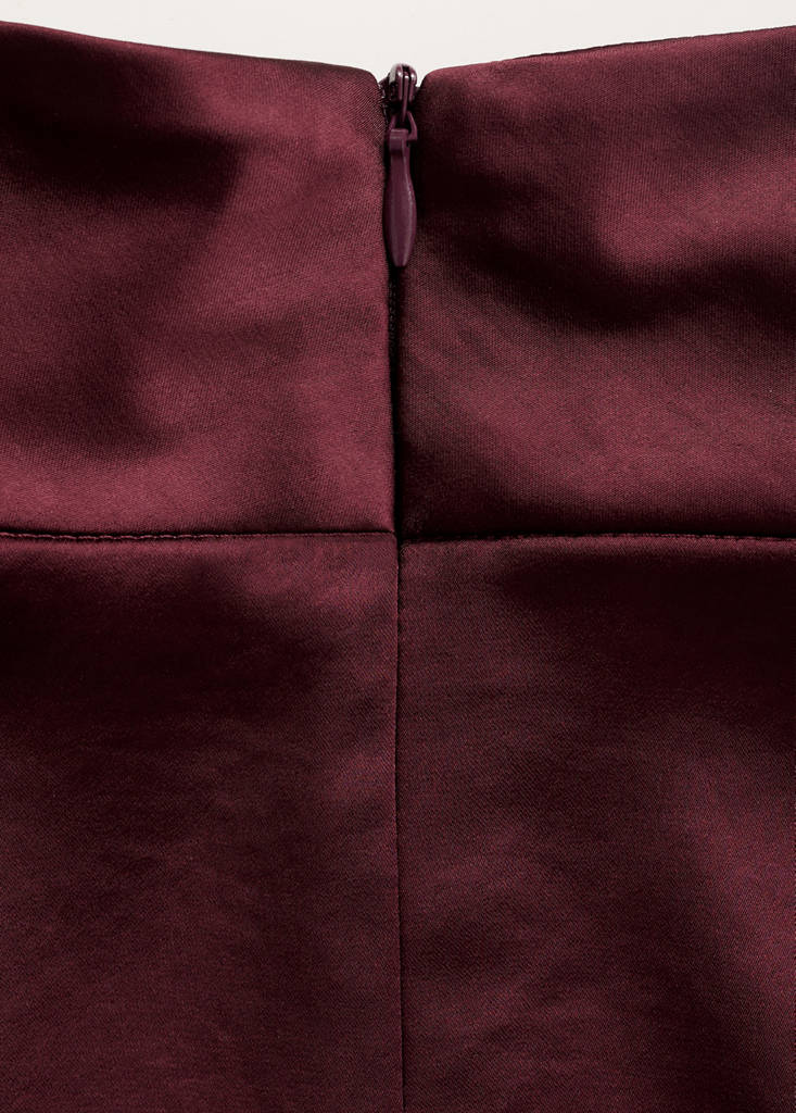 Blouse Satinée Col Roulé