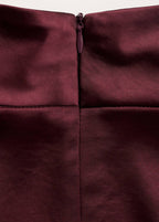 Blouse Satinée Col Roulé