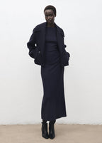 Robe En Maille Fine Avec Fronce Latérale