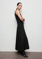 Robe Plissée Et Évasée