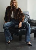 Jean Flare Taille Mi-Haute