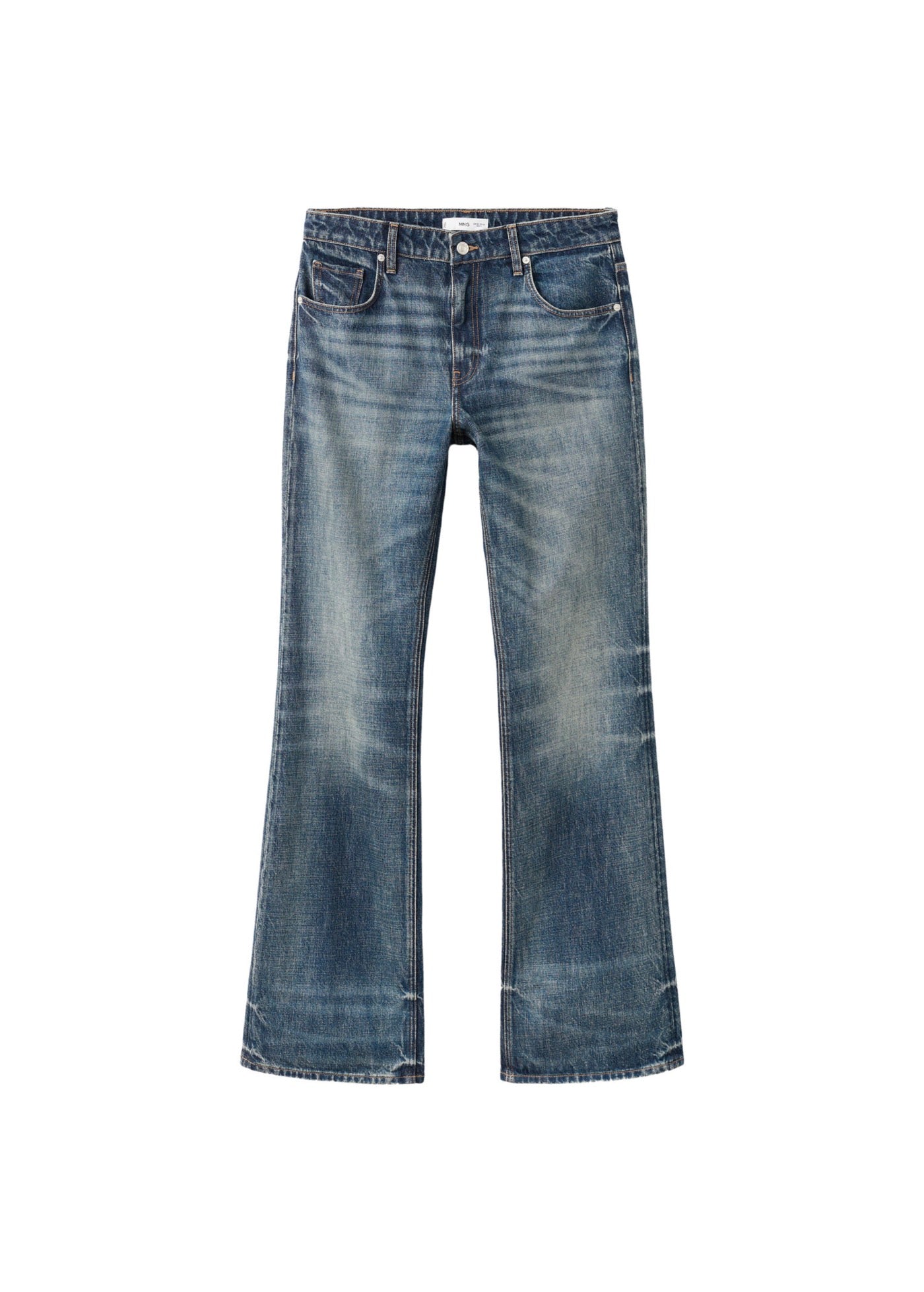 Jean Flare Taille Mi-Haute
