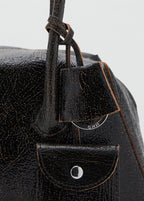 Sac Porté Épaule En Cuir Breloques