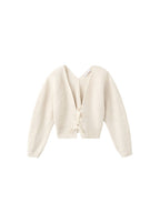 Cardigan Col En V À Ns_x0001_Uds