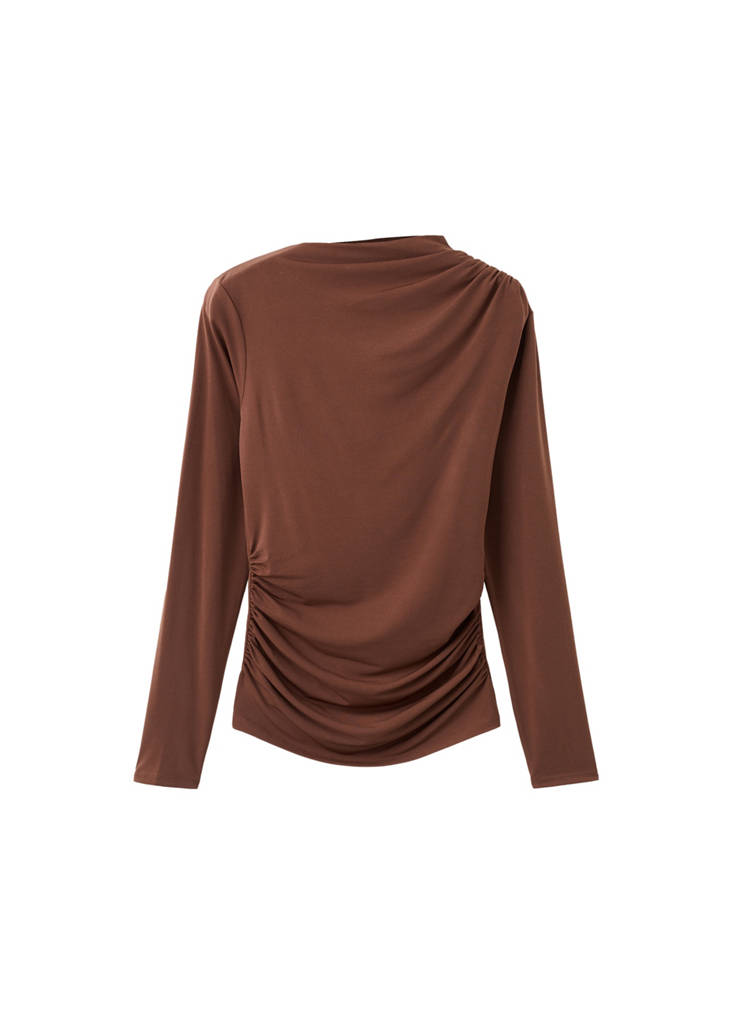 T-Shirt Drapé Cintré