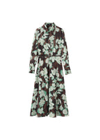 Robe Chemisier Imprimée Avec Ceinture