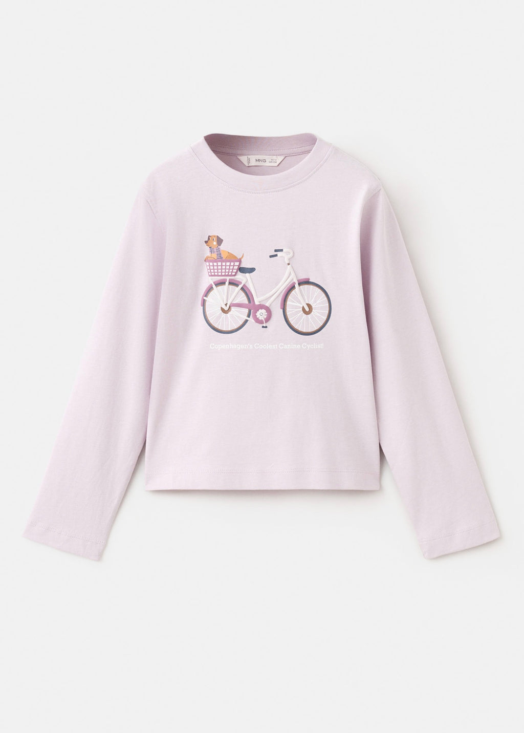 Camiseta Bici Violeta Claro/Pastel - Niña
