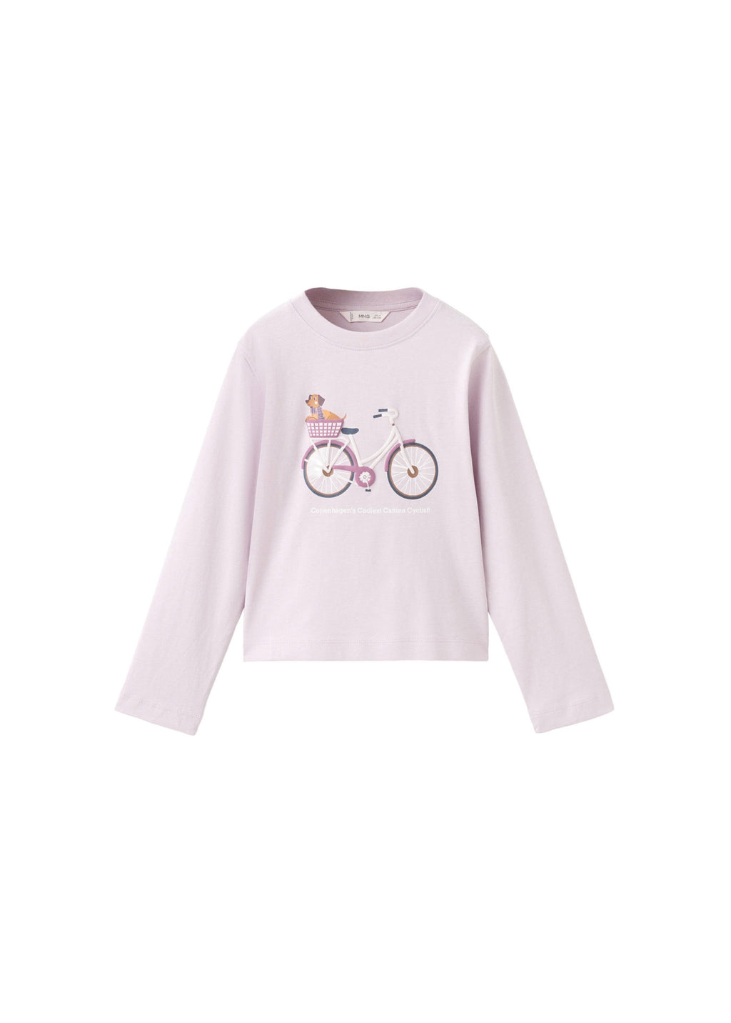 Camiseta Bici Violeta Claro/Pastel - Niña