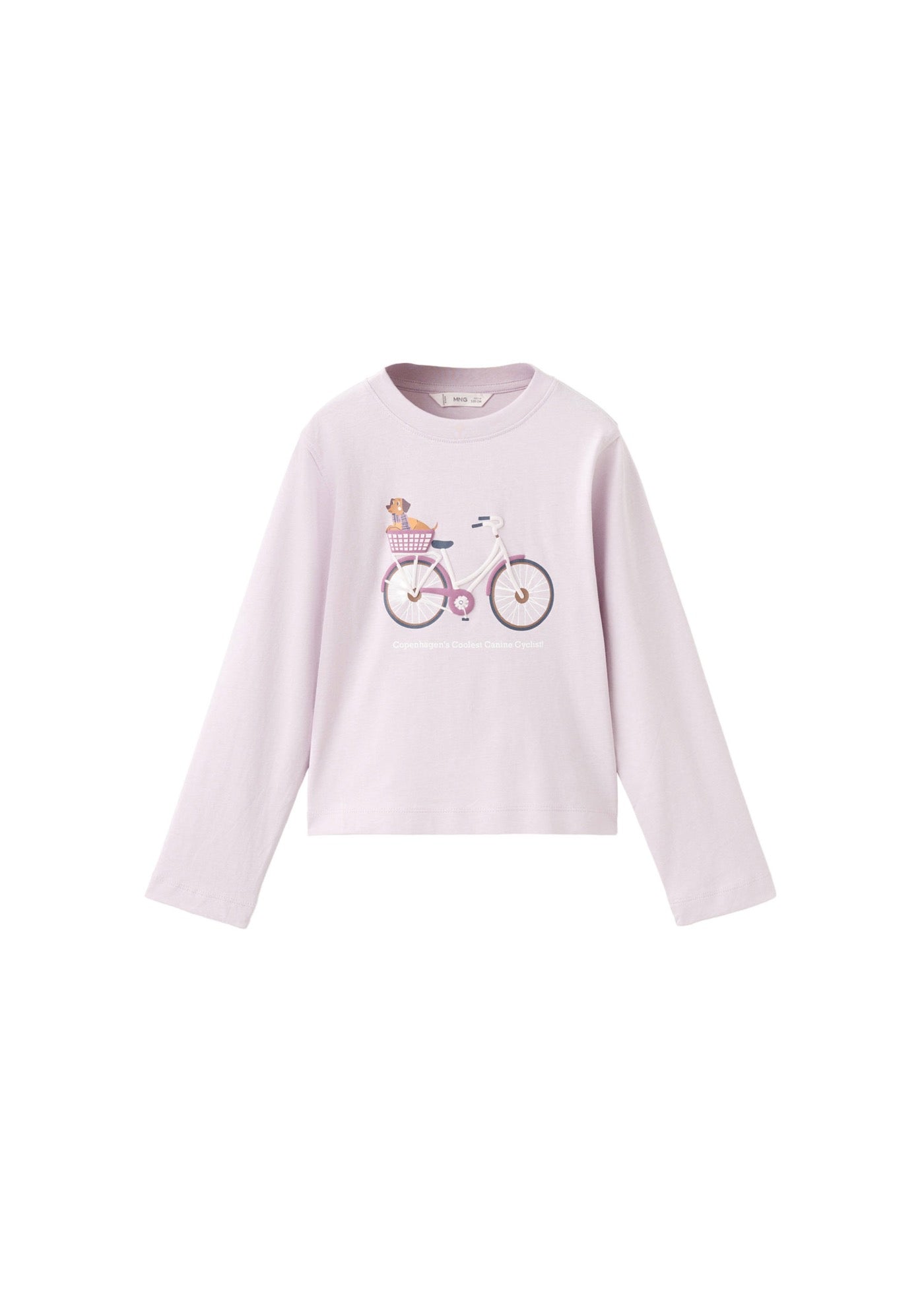 Camiseta Bici Violeta Claro/Pastel - Niña