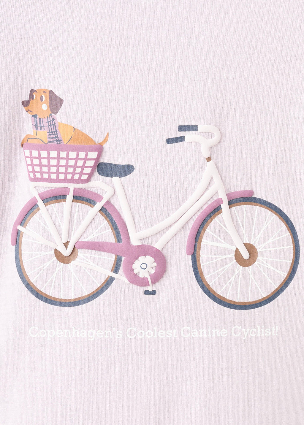 Camiseta Bici Violeta Claro/Pastel - Niña