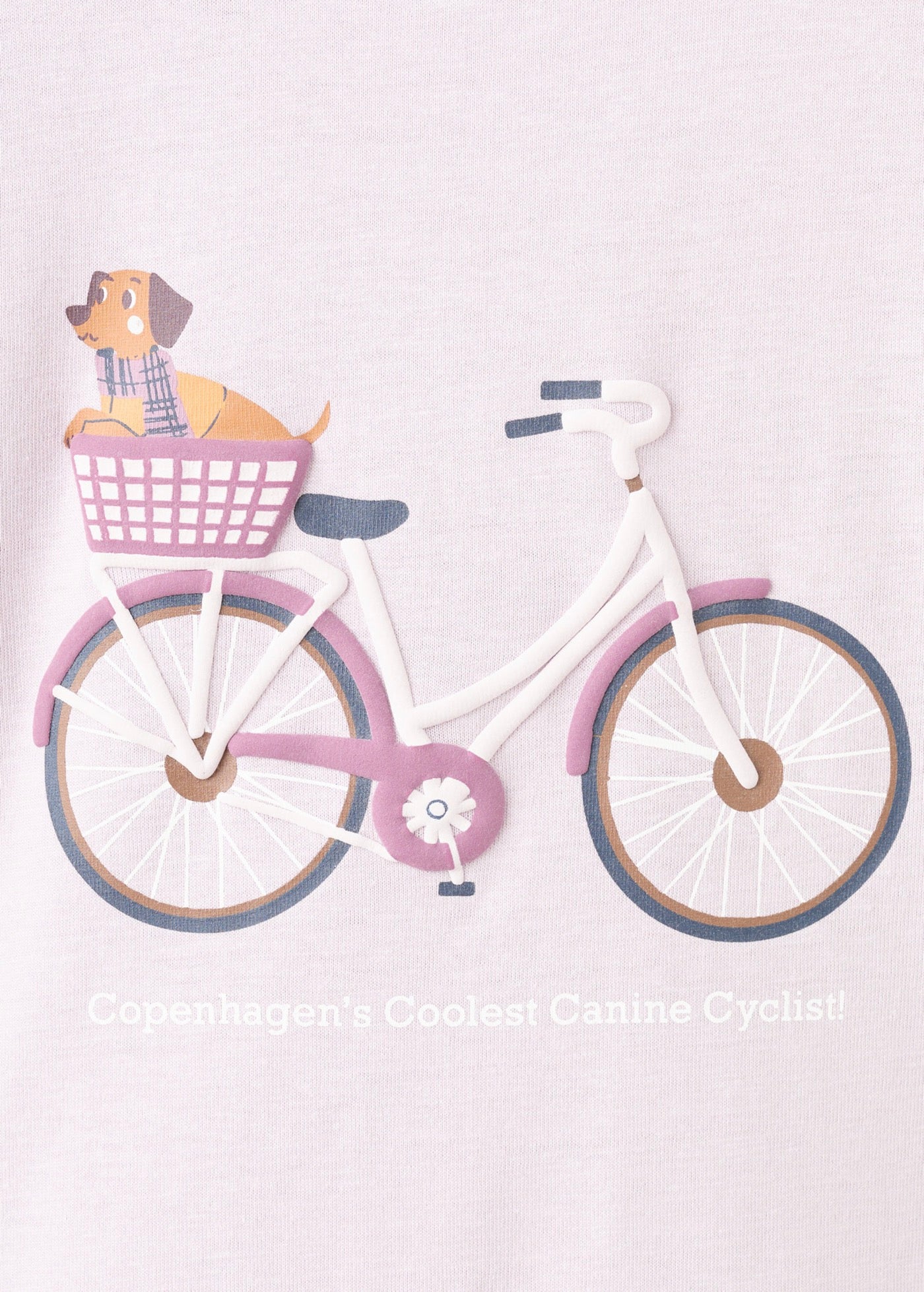 Camiseta Bici Violeta Claro/Pastel - Niña