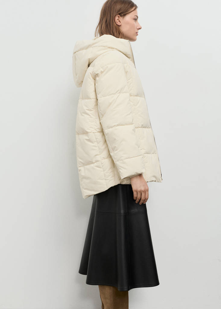 Anorak Matelassé À Capuche