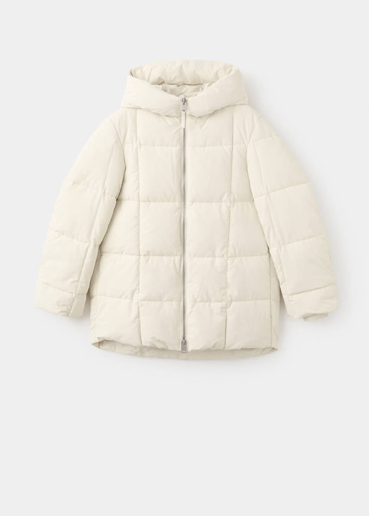 Anorak Matelassé À Capuche