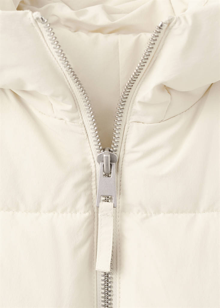 Anorak Matelassé À Capuche