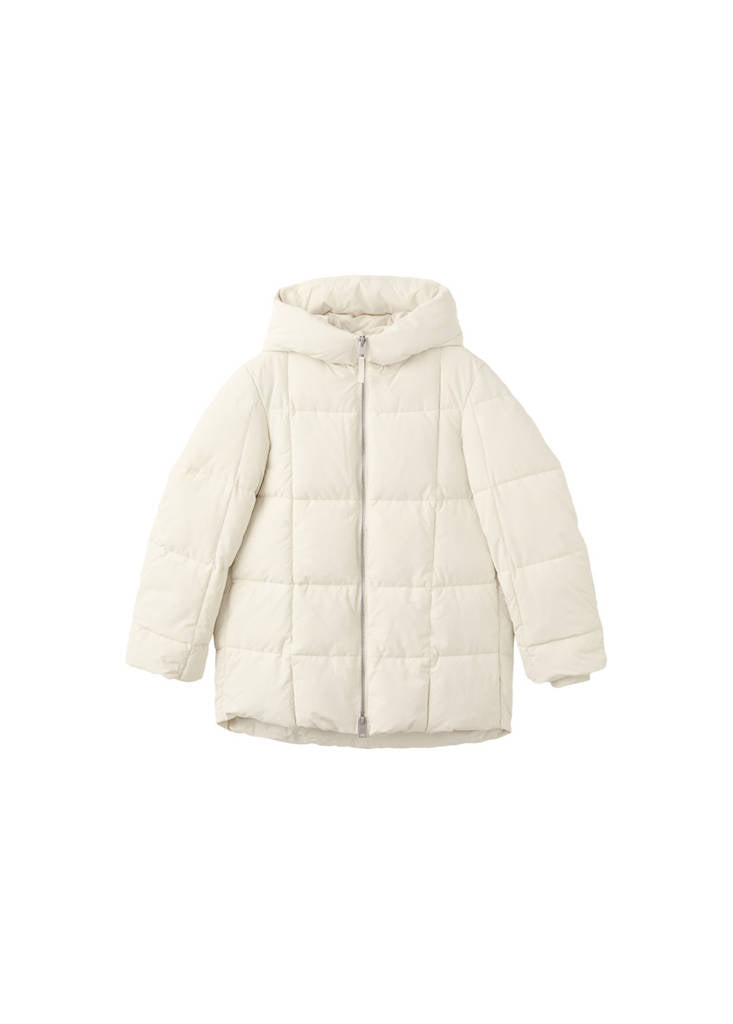 Anorak Matelassé À Capuche