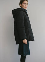 Anorak Matelassé À Capuche