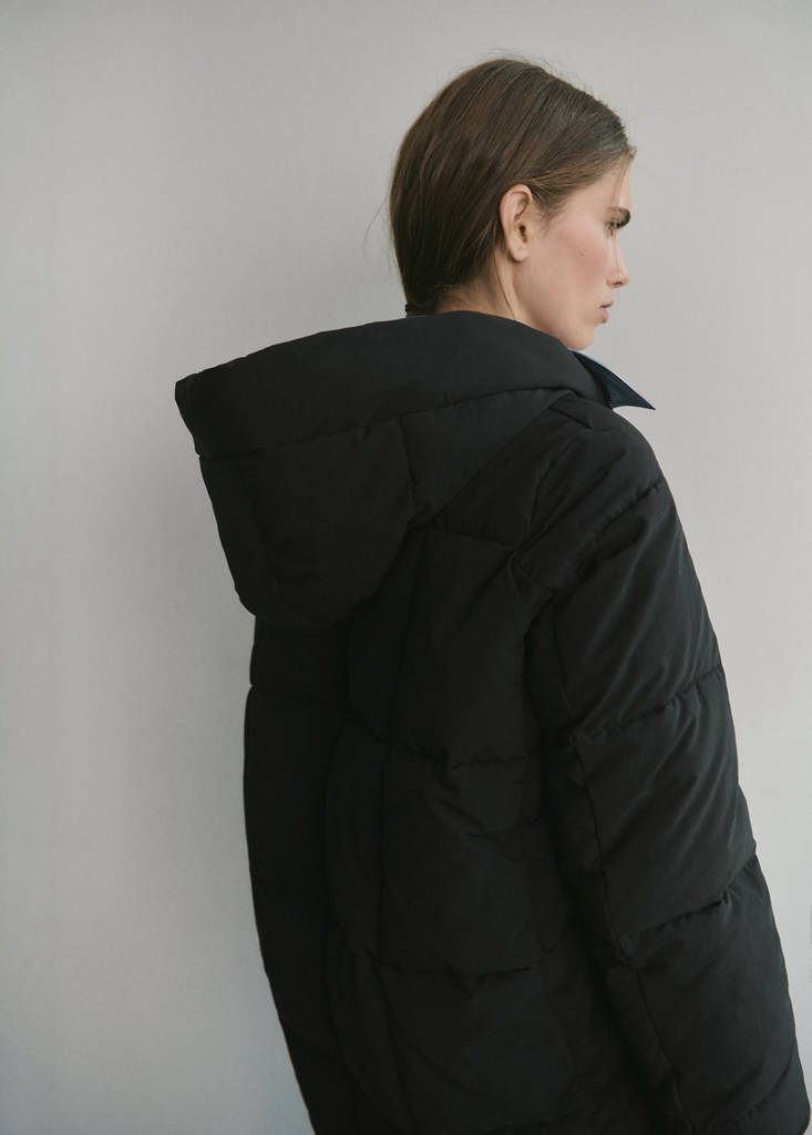 Anorak Matelassé À Capuche