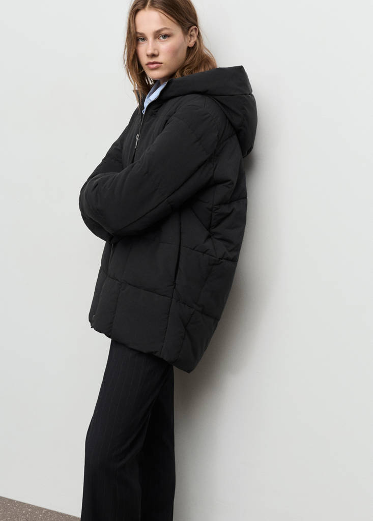 Anorak Matelassé À Capuche