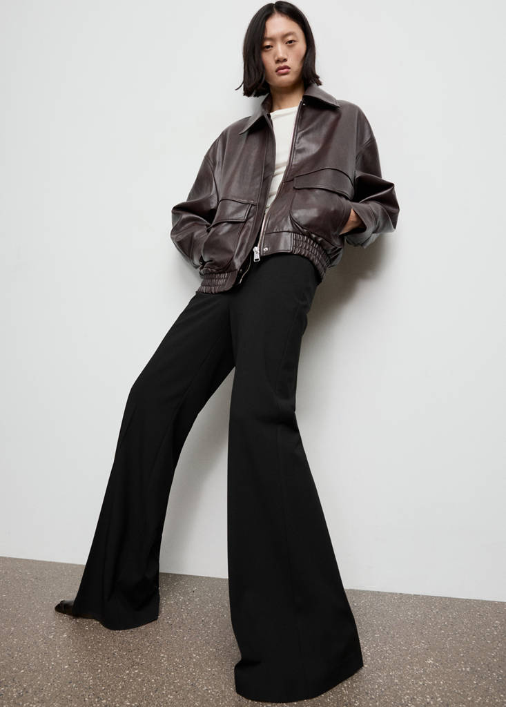 Pantalon Flare Taille Haute