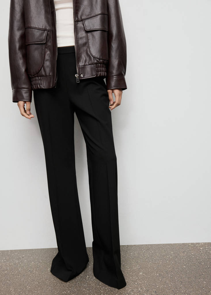 Pantalon Flare Taille Haute