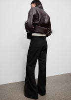 Pantalon Flare Taille Haute