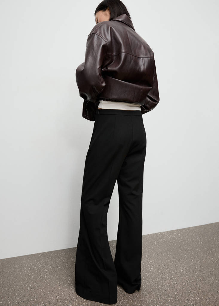 Pantalon Flare Taille Haute