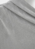 T-Shirt Asymétrique Manches Longues