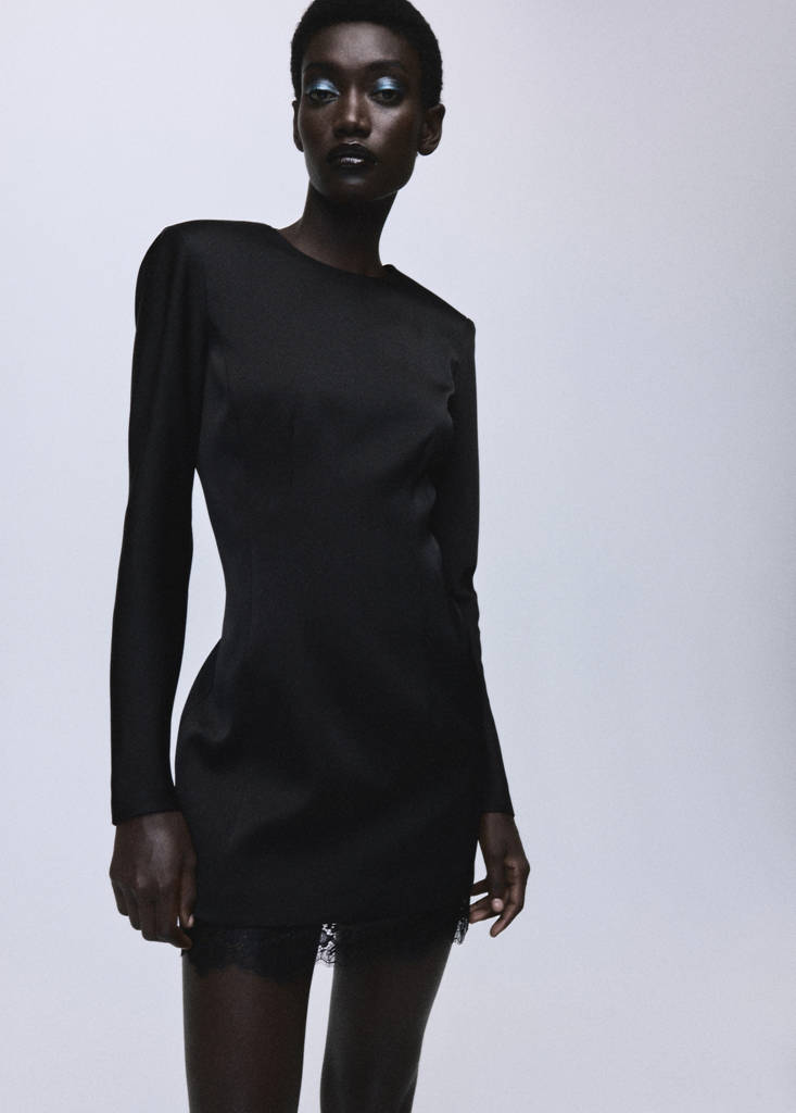 Robe Dos Ouvert Bas Dentelle