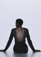 Robe Dos Ouvert Bas Dentelle