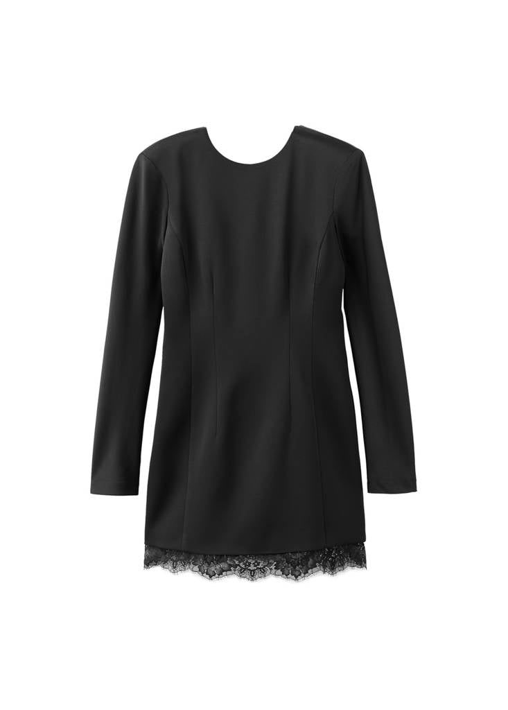 Robe Dos Ouvert Bas Dentelle