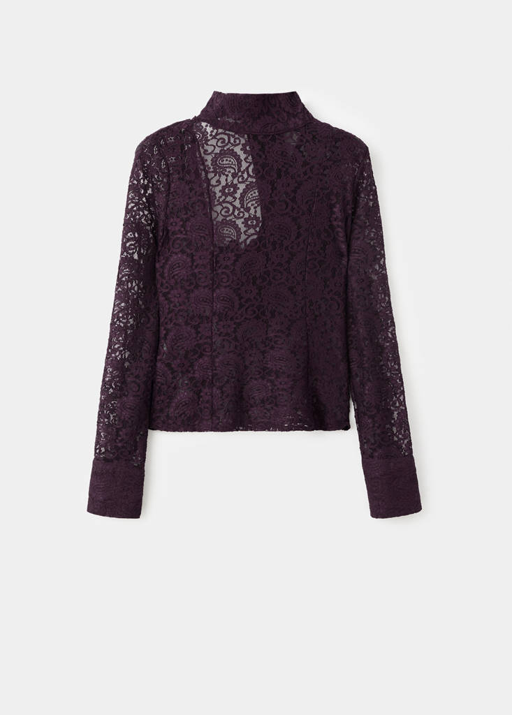 Chemise Dentelle Foulard