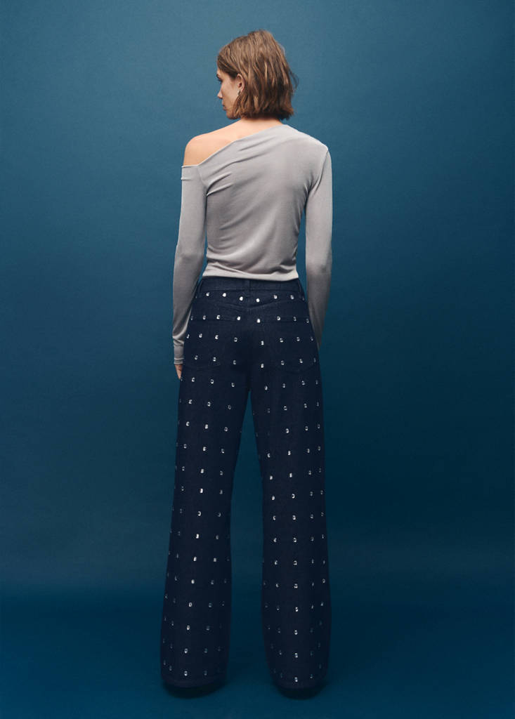 Jean Large À Strass