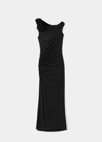 Robe En Maille Fine Avec Fantaisie À Volants