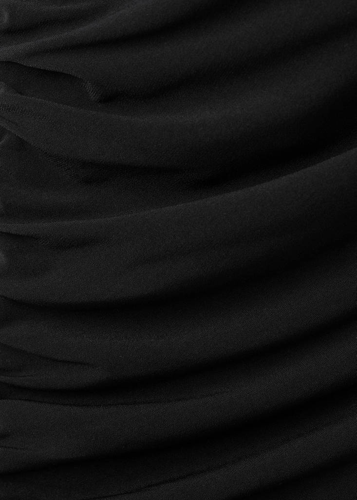 Robe En Maille Fine Avec Fantaisie À Volants