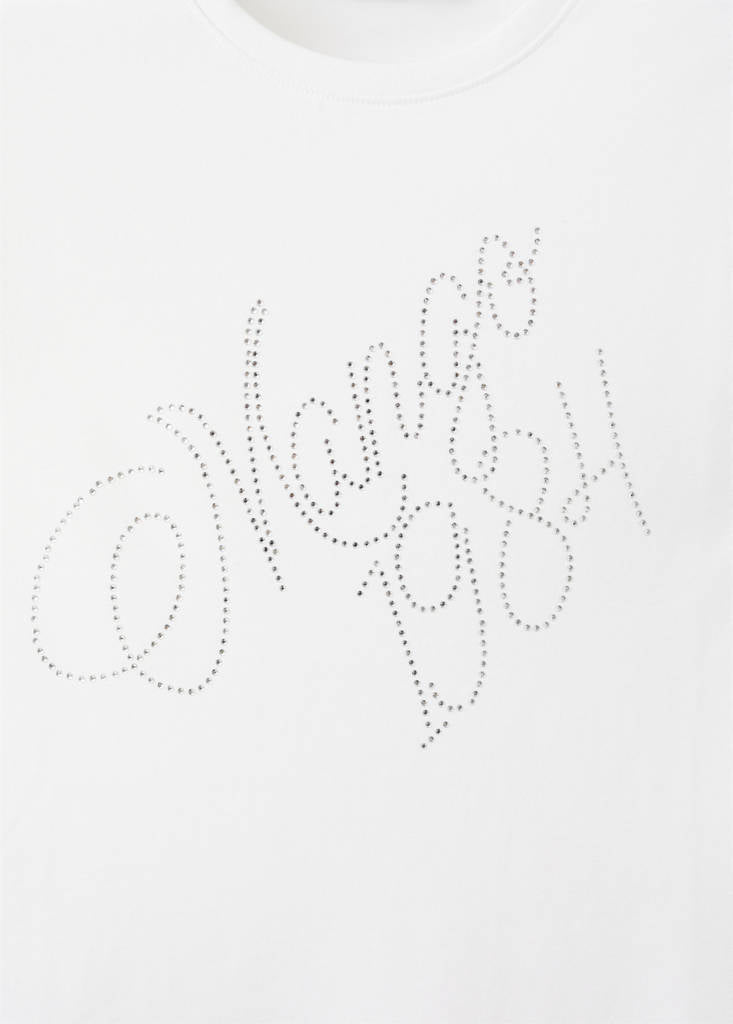 T-Shirt Message Strass