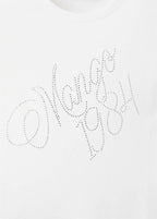 T-Shirt Message Strass