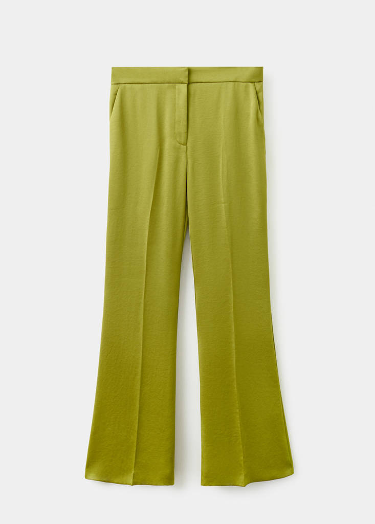 Pantalon Droit Satiné