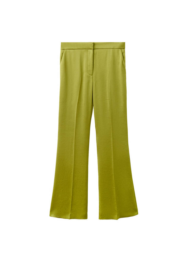 Pantalon Droit Satiné