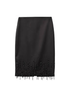 Jupe Midi Bas Strass