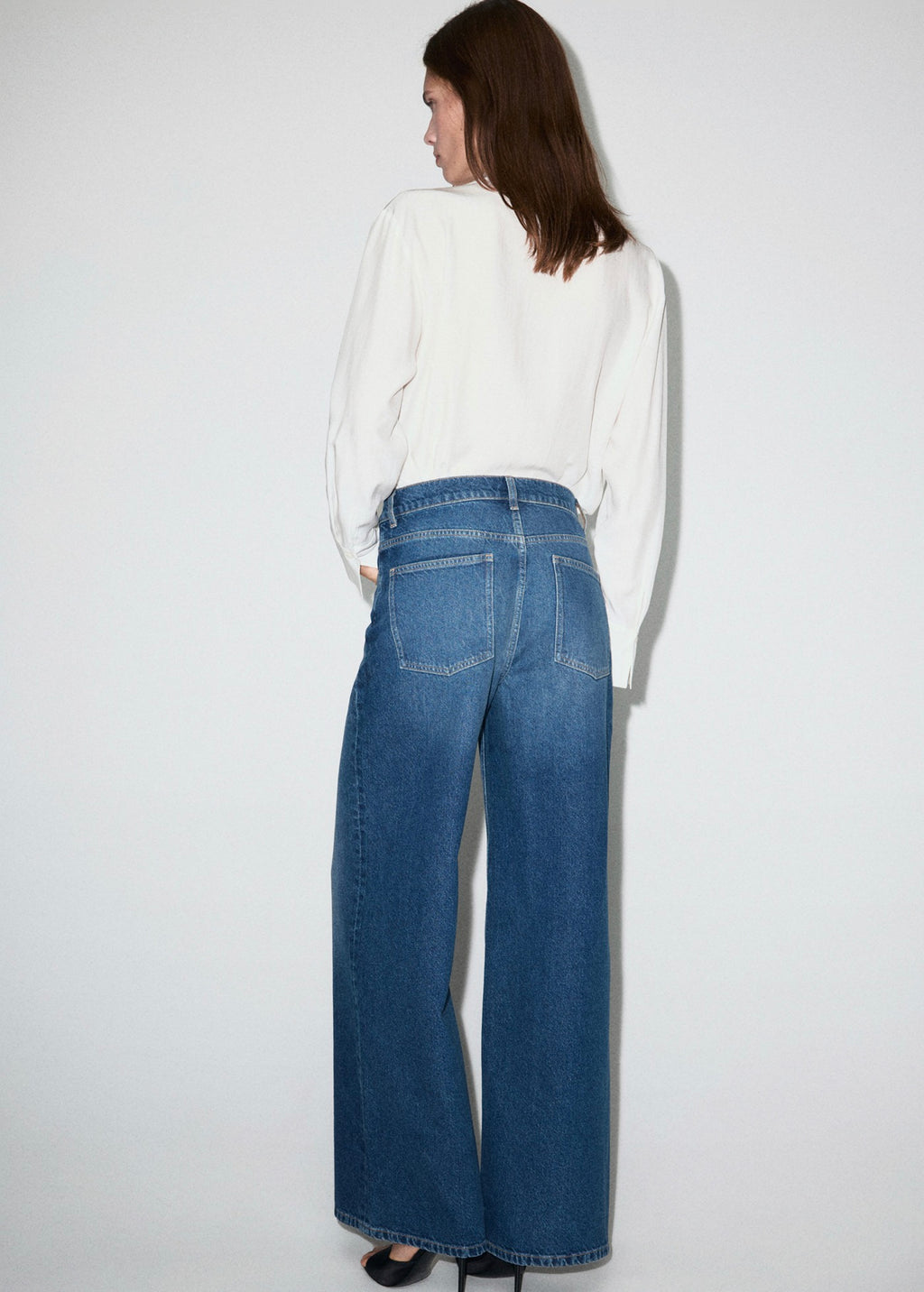 Jean Large Taille Croisée Normale