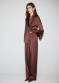 Pantalon De Costume Satiné