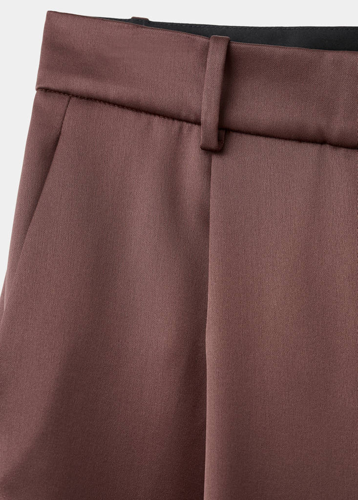 Pantalon De Costume Satiné