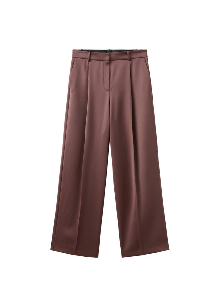 Pantalon De Costume Satiné