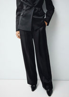 Pantalon De Costume Satiné
