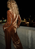Pantalon Costume Velours