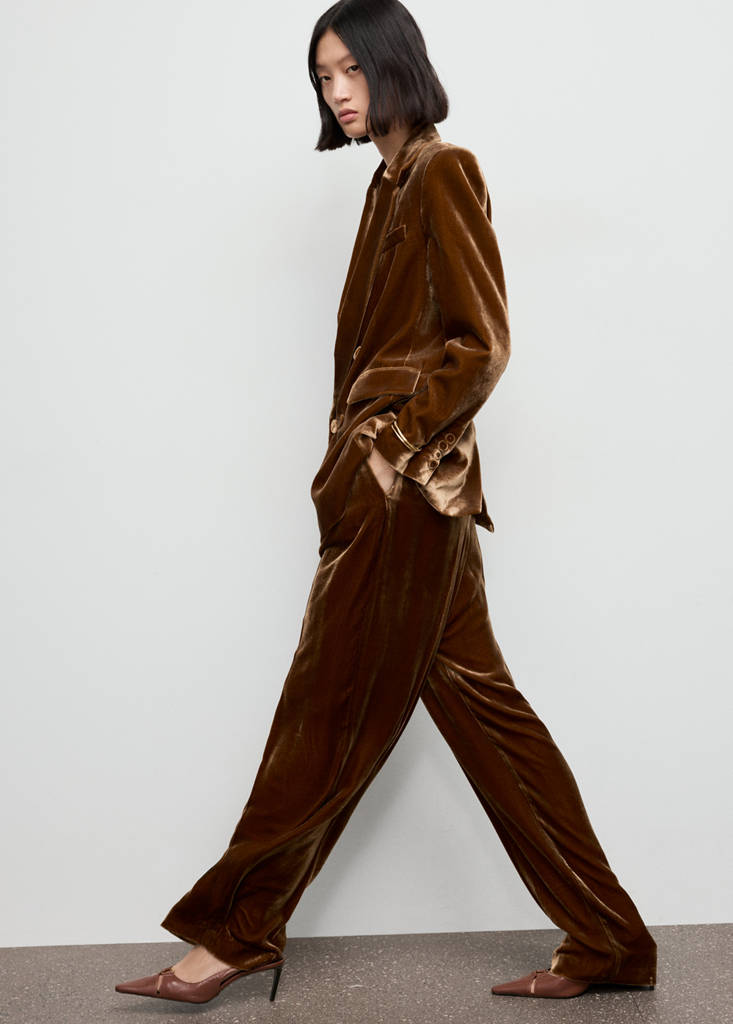 Pantalon Costume Velours